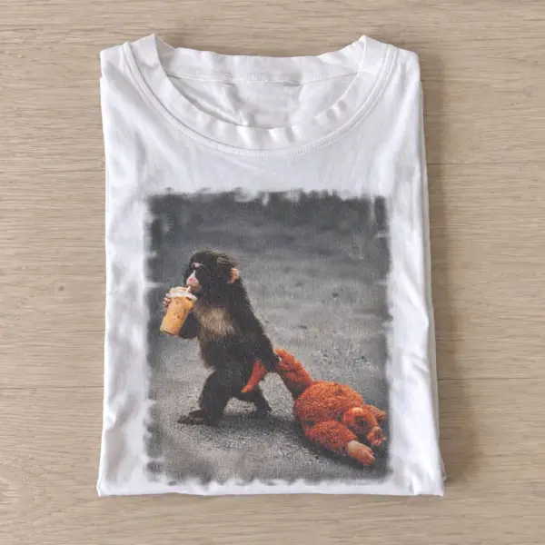 Coffee monkey stroll t shirt white20coffee monkey stroll.webp