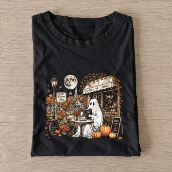 Coffee shop ghost t shirt black20coffee shop ghost.webp