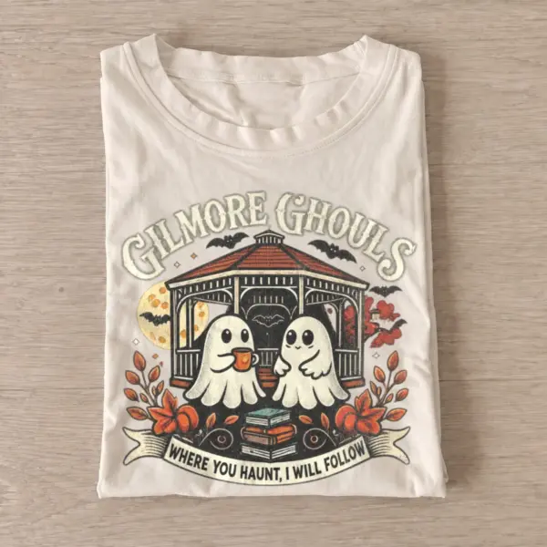 Coffee town ghouls graphic t shirt sand20coffee town ghouls.webp