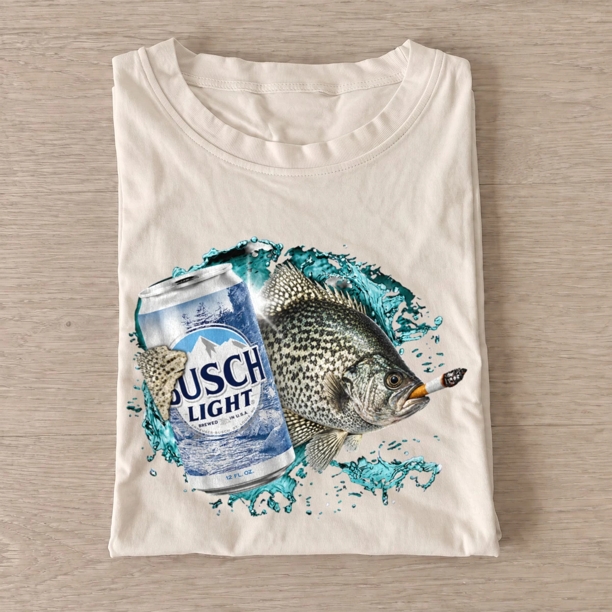 Cold beer crappie t shirt sand20cold20beer20crappie.webp