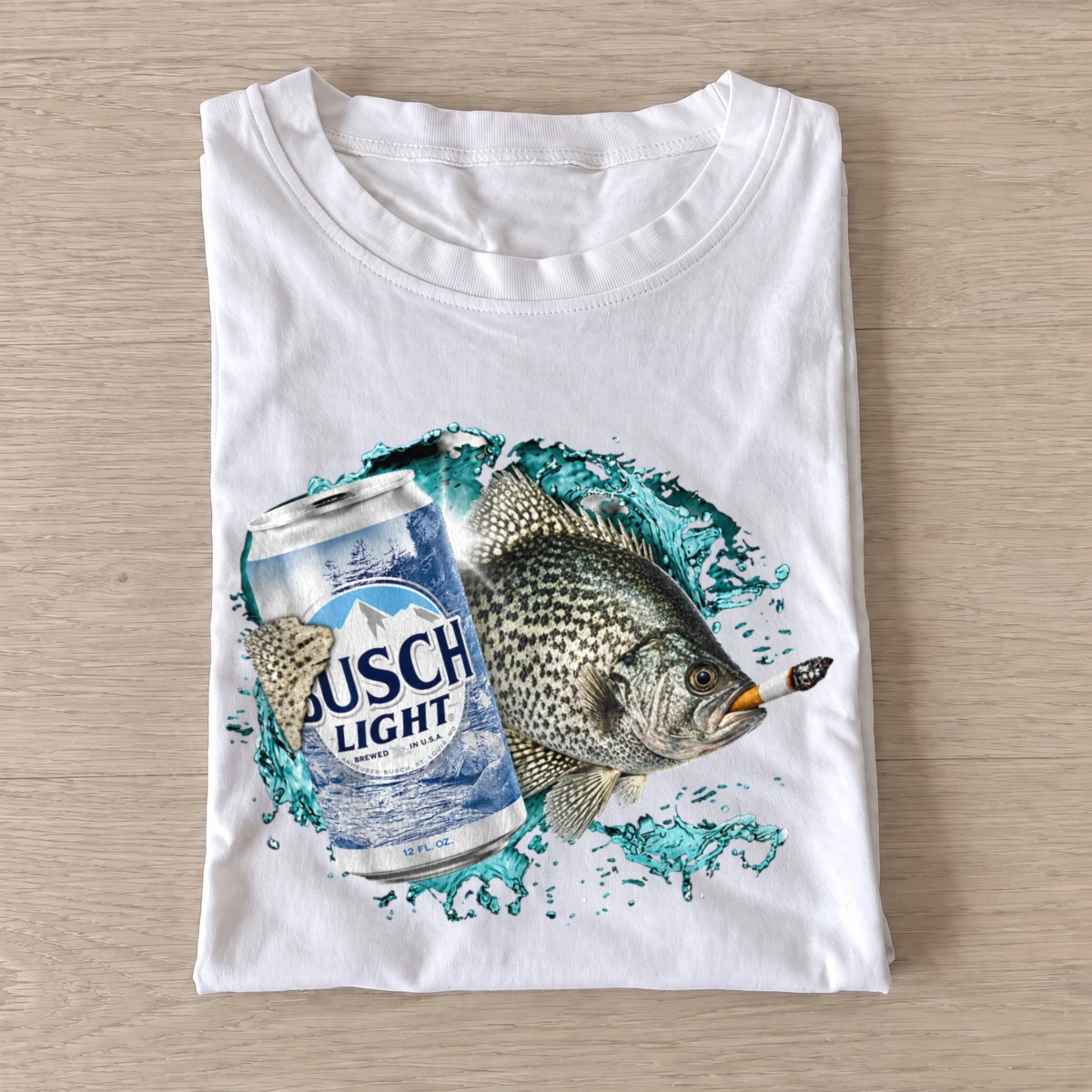 Cold beer crappie t shirt white20cold20beer20crappie.webp