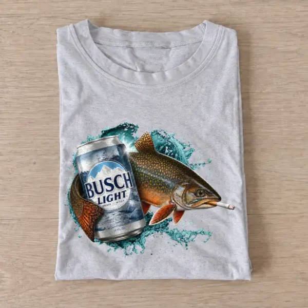Cold light brook trout smoke t shirt gray20cold20light20brook20trout20smoke.webp