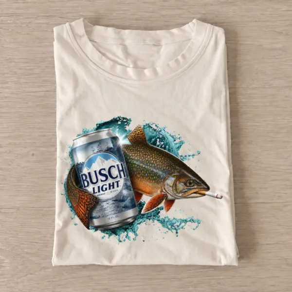 Cold light brook trout smoke t shirt sand20cold20light20brook20trout20smoke.webp
