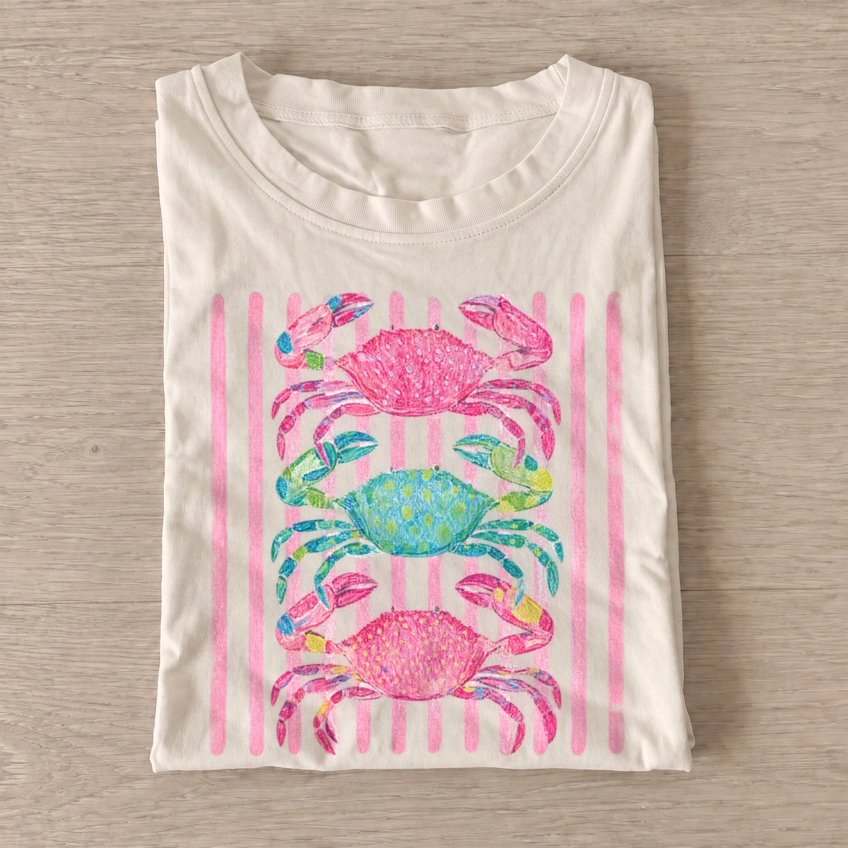 Colorful crab stack t shirt sand20colorful crab stack.webp