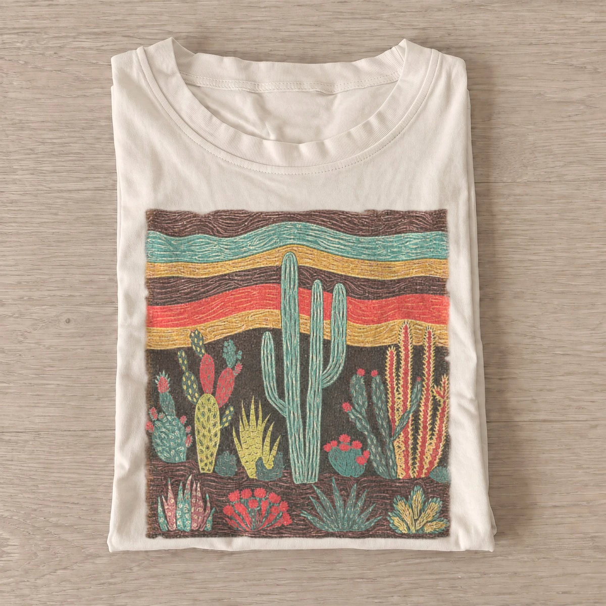Colorful desert cacti t shirt sand20colorful desert cacti.webp