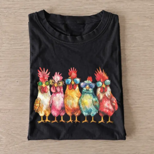 Colorful rooster club graphic t shirt black20colorful rooster club.webp
