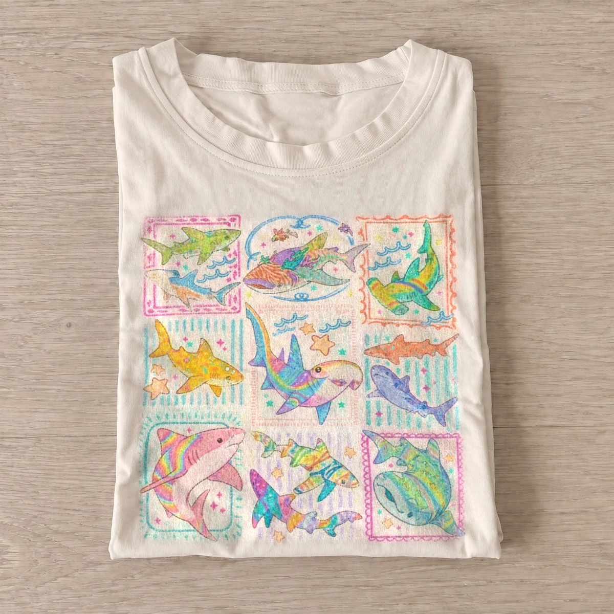 Colorful sea postcards t shirt sand20colorful sea postcards.webp