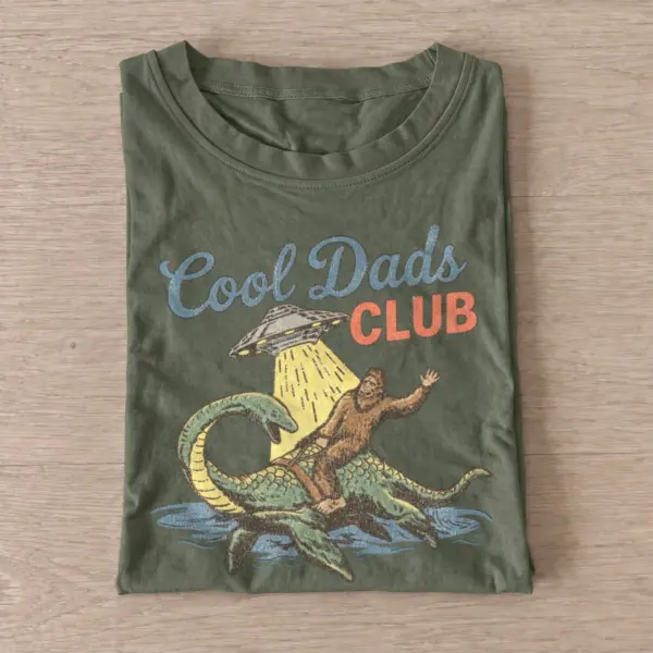 Cool dads club cryptids t shirt olive20cool dads cryptids.webp