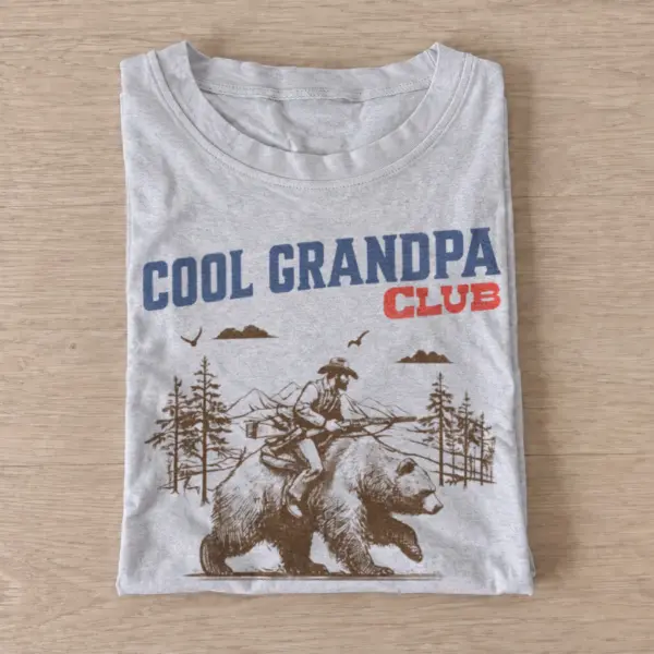 Cool grandpa club bear t shirt gray20cool grandpa bear.webp