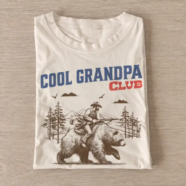 Cool grandpa club bear t shirt sand20cool grandpa bear.webp