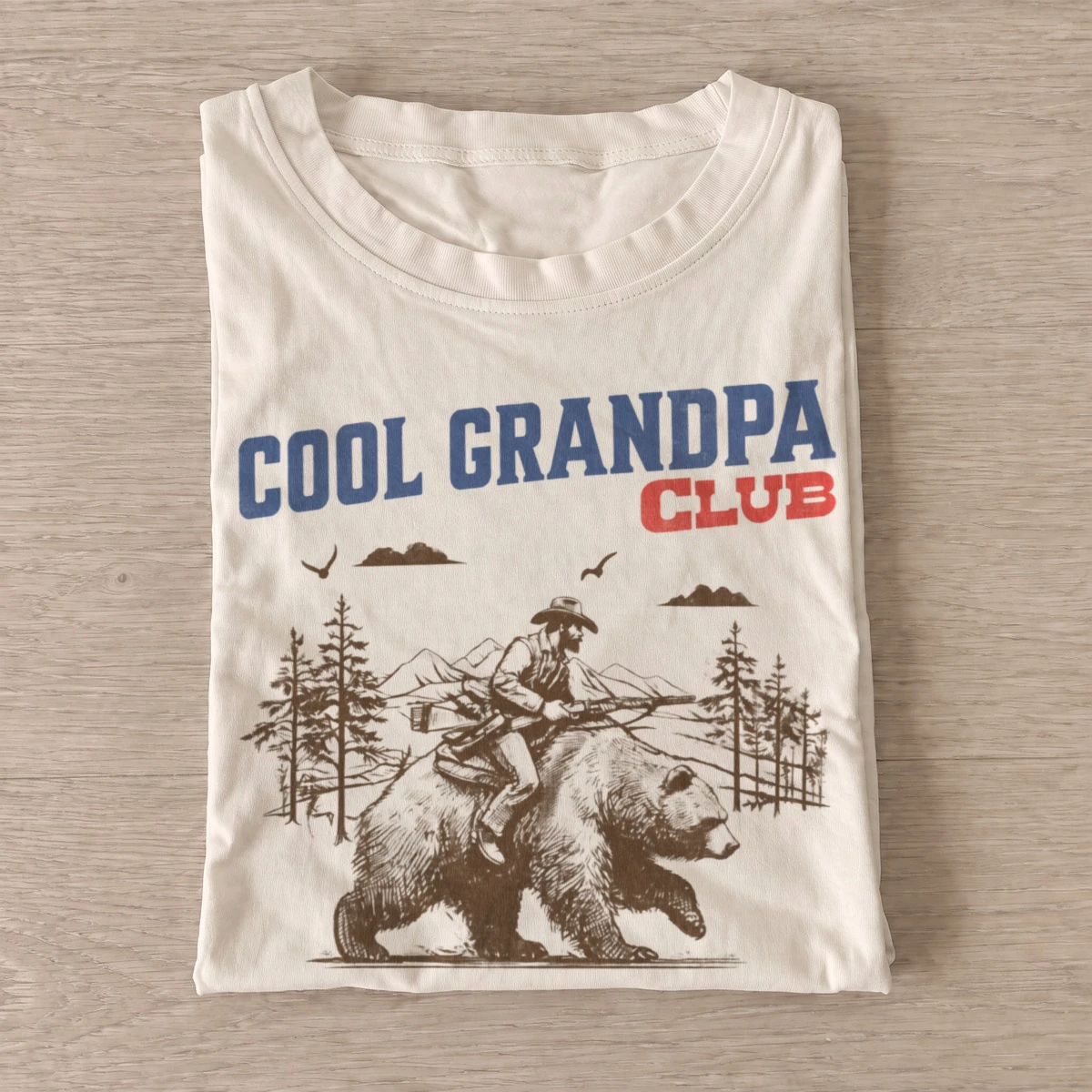 Cool grandpa club bear t shirt sand20cool grandpa bear.webp