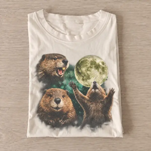 Cosmic beavers graphic t shirt sand20cosmic beavers.webp