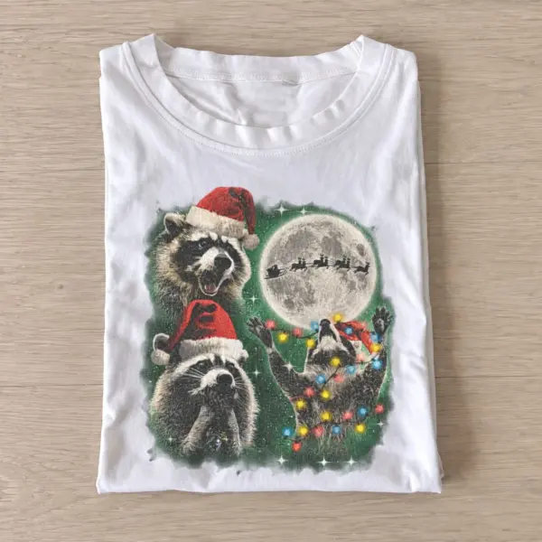 Cosmic christmas raccoons t shirt white20cosmic christmas raccoons.webp