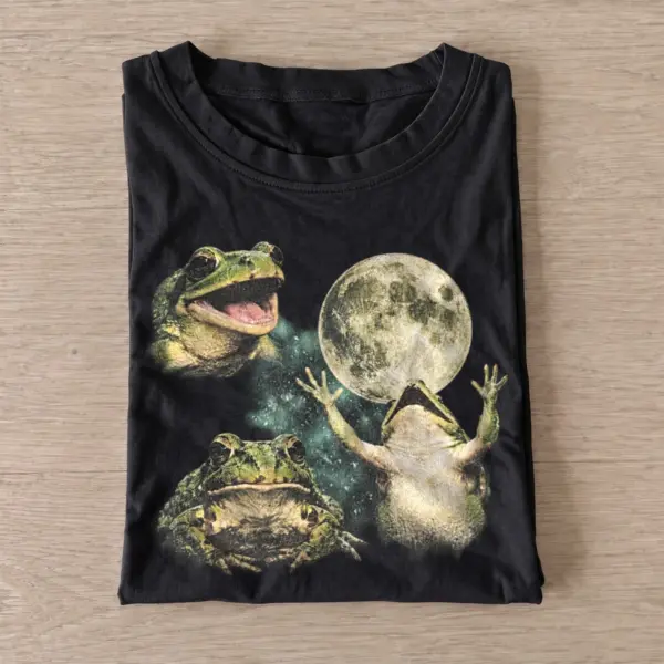 Cosmic frogs moon t shirt black20cosmic frogs.webp
