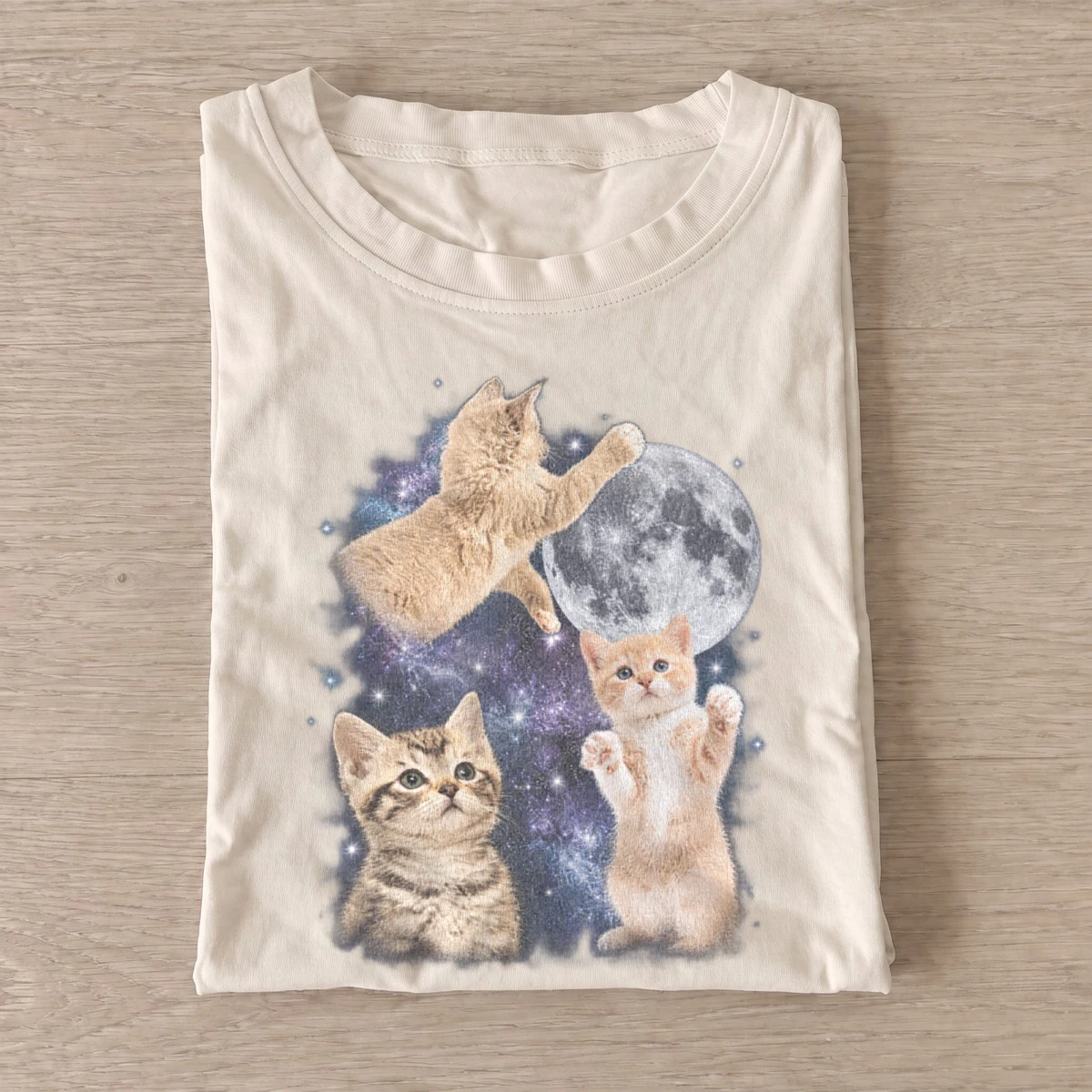 Cosmic kittens space graphic t shirt sand20cosmic kittens.webp