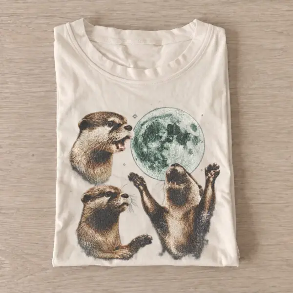 Cosmic otters celestial moon t shirt sand20cosmic otters.webp