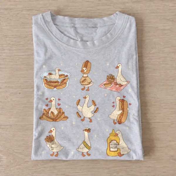 Cottage geese t shirt gray20cottage geese.webp