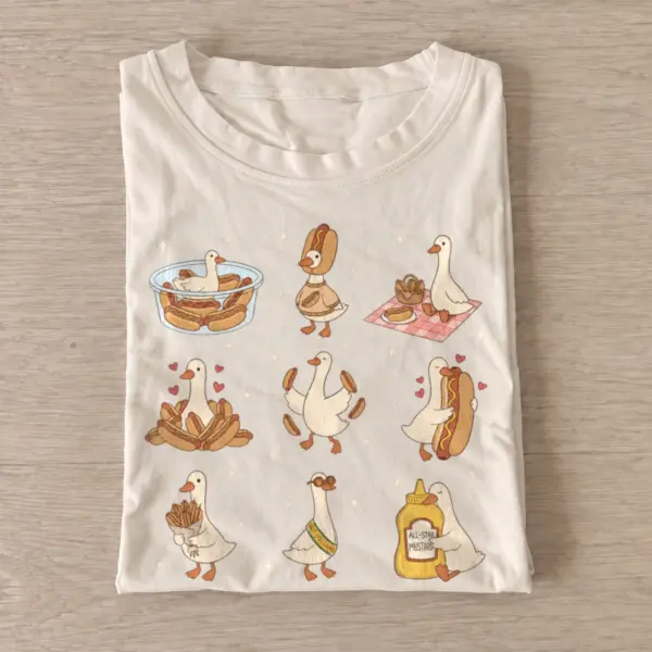Cottage geese t shirt sand20cottage geese.webp