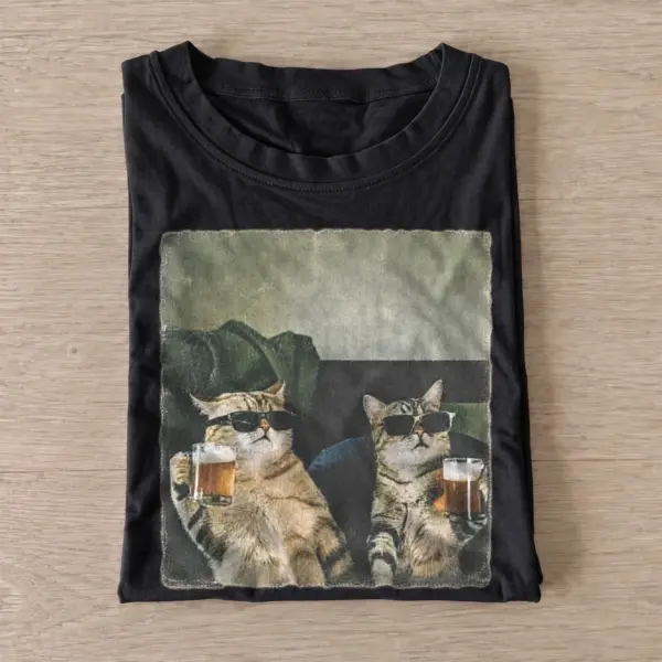 Cowboy pub cats graphic t shirt black20cowboy pub cats.webp