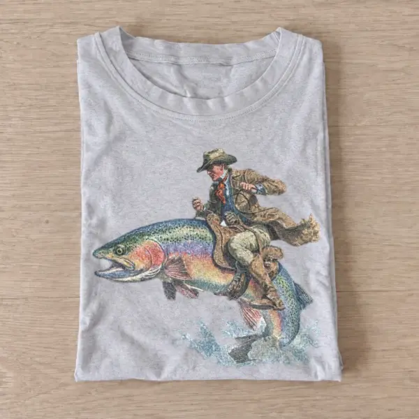 Cowboy trout rider t shirt gray20cowboy trout rider.webp
