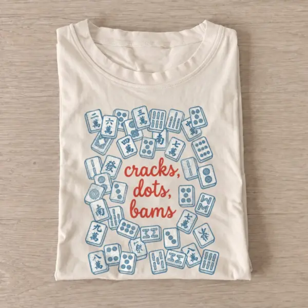 Cracks dots bams mahjong t shirt sand20cracks dots bams.webp