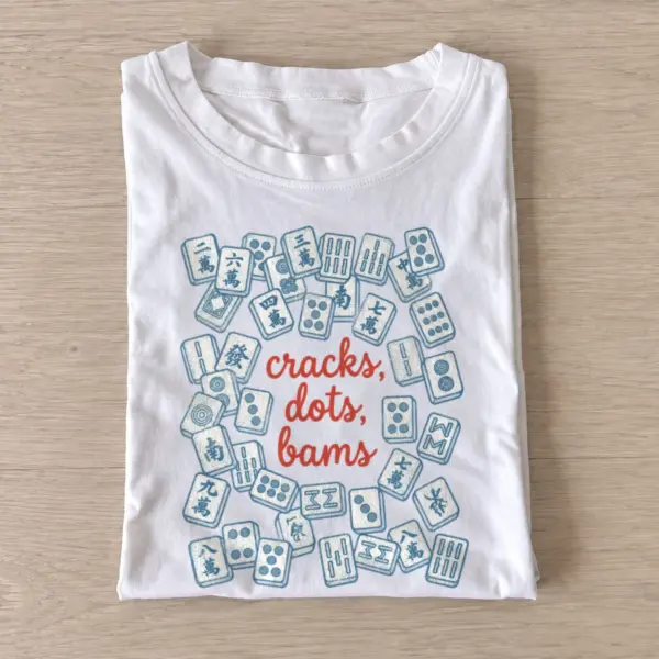 Cracks dots bams mahjong t shirt white20cracks dots bams.webp