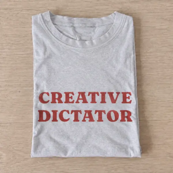 Creative dictator graphic t shirt gray20creative dictator.webp