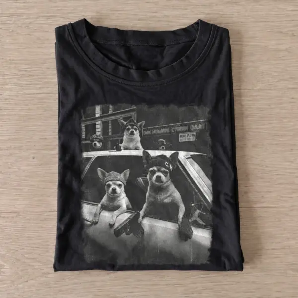 Critter taxi graphic t shirt black20critter taxi.webp