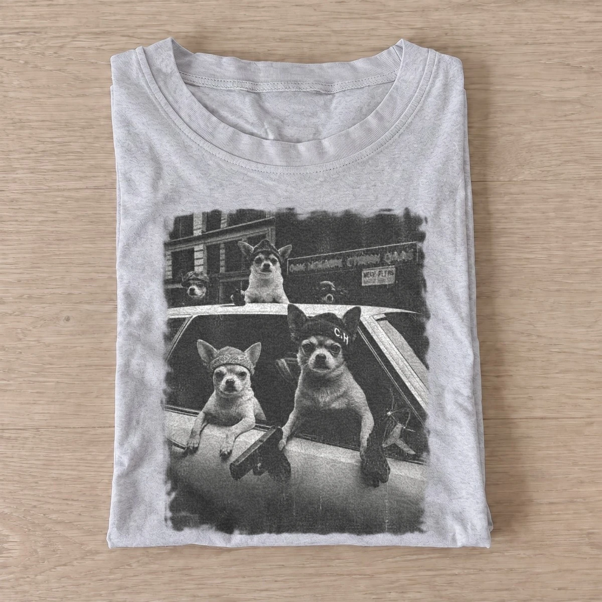 Critter taxi graphic t shirt gray20critter taxi.webp