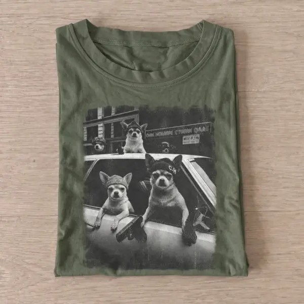 Critter taxi graphic t shirt olive20critter taxi.webp