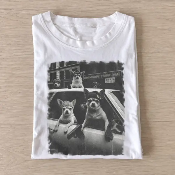 Critter taxi graphic t shirt white20critter taxi.webp