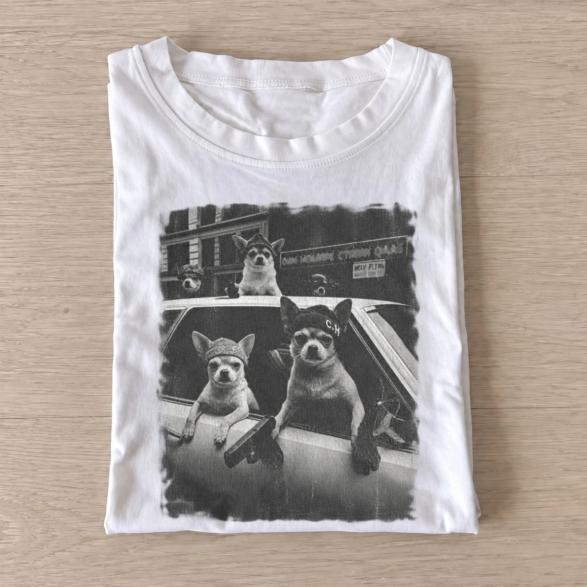 Critter taxi graphic t shirt white20critter taxi.webp