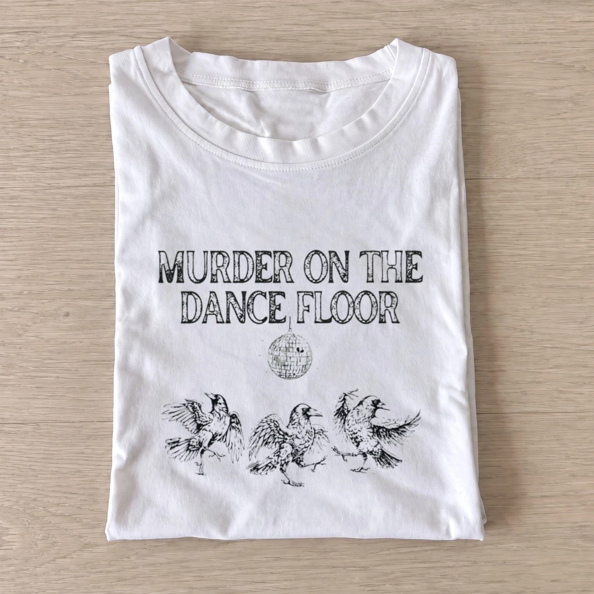 Crow dance floor t shirt white20crow dance floor.webp