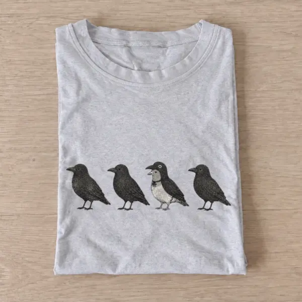 Crow lineup graphic t shirt gray20crow lineup.webp