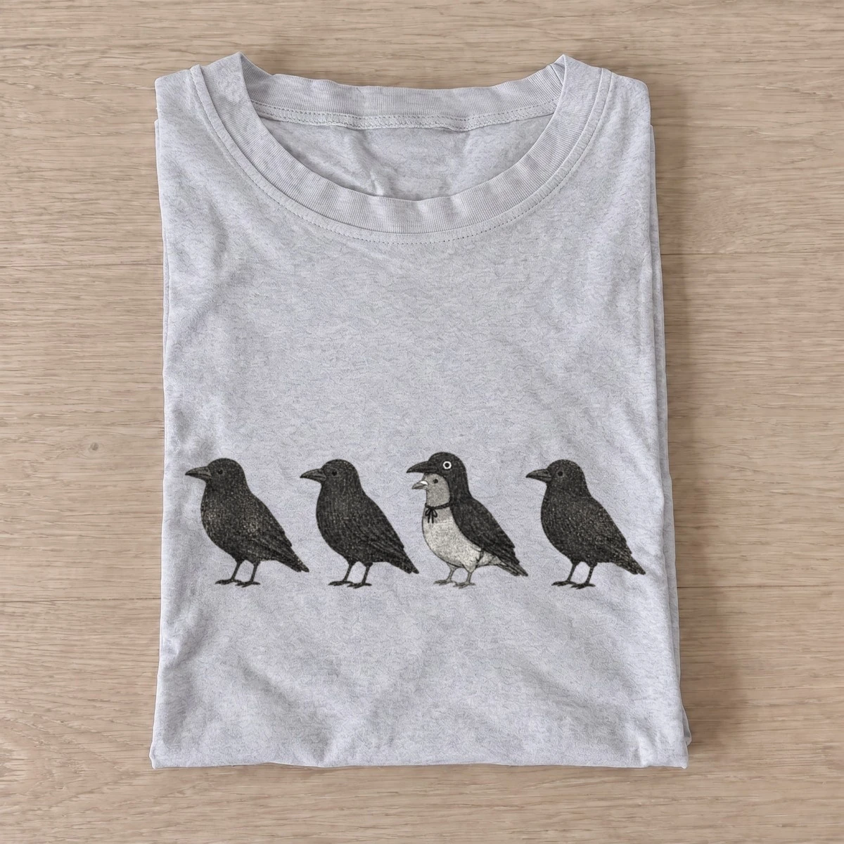 Crow lineup graphic t shirt gray20crow lineup.webp