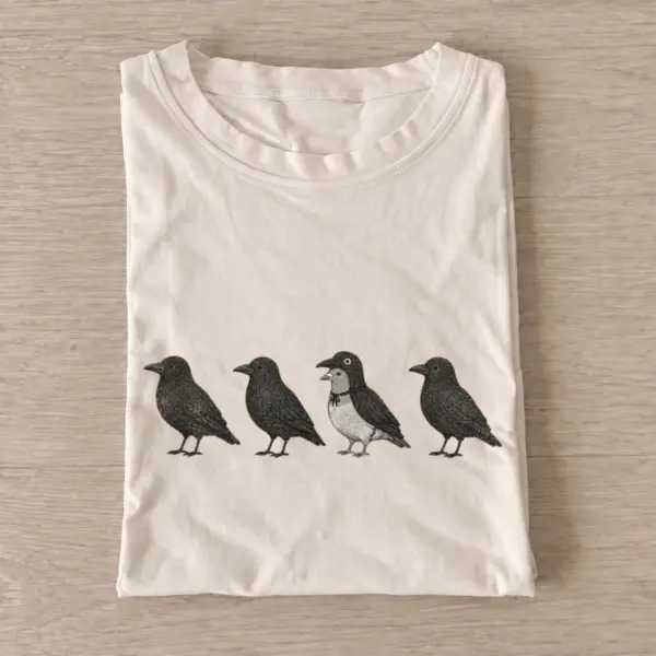 Crow lineup graphic t shirt sand20crow lineup.webp