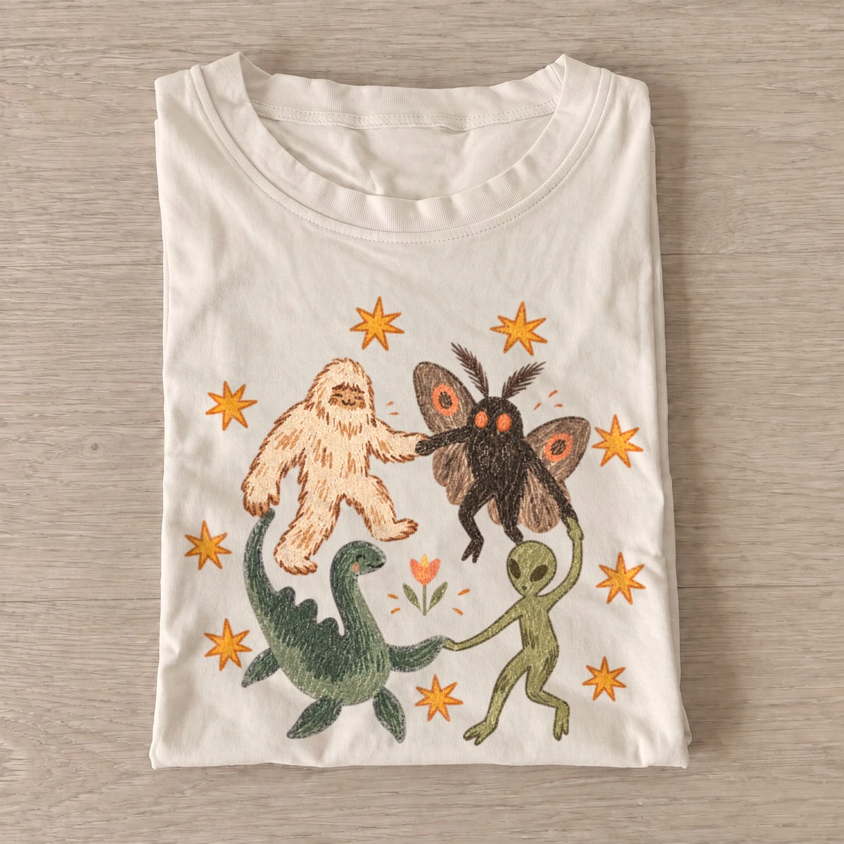 Cryptid dance circle t shirt sand20cryptid dance circle.webp