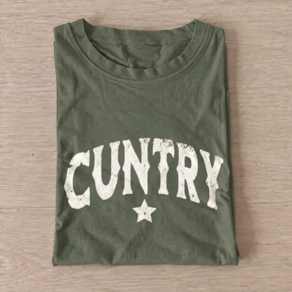 Cuntry distressed lettering t shirt olive20cuntry.webp