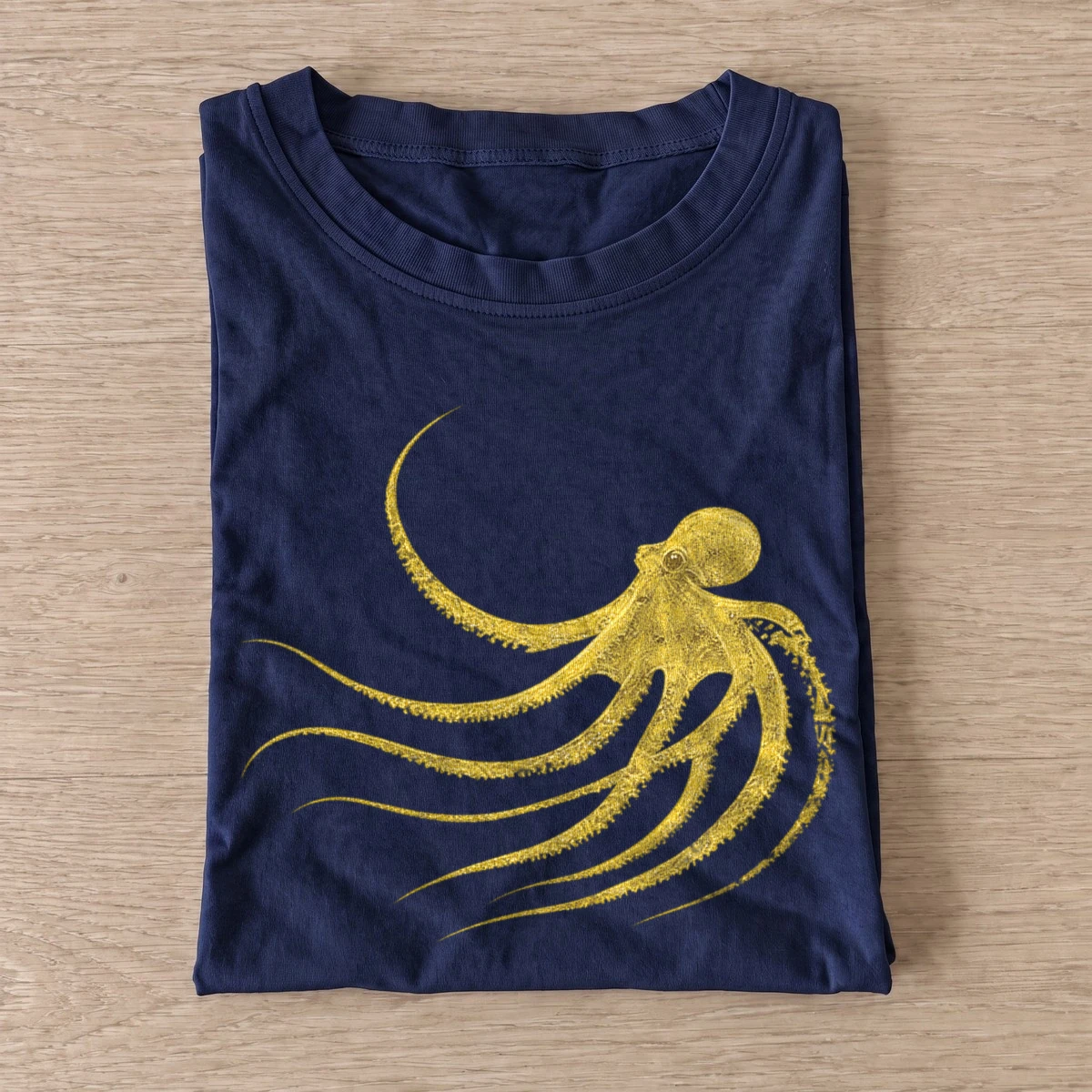 Curious octopus graphic t shirt navy20curious octopus.webp