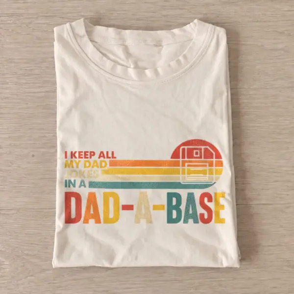 Dad a base floppy disk graphic t shirt sand20dad joke database.webp