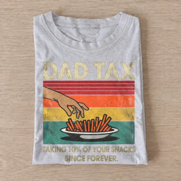 Dad tax french fries graphic t shirt gray20dad tax fries.webp