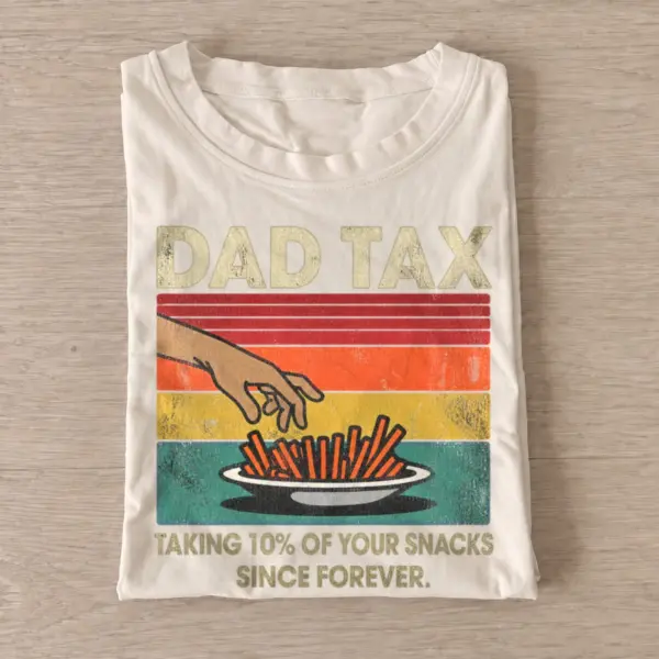 Dad tax french fries graphic t shirt sand20dad tax fries.webp