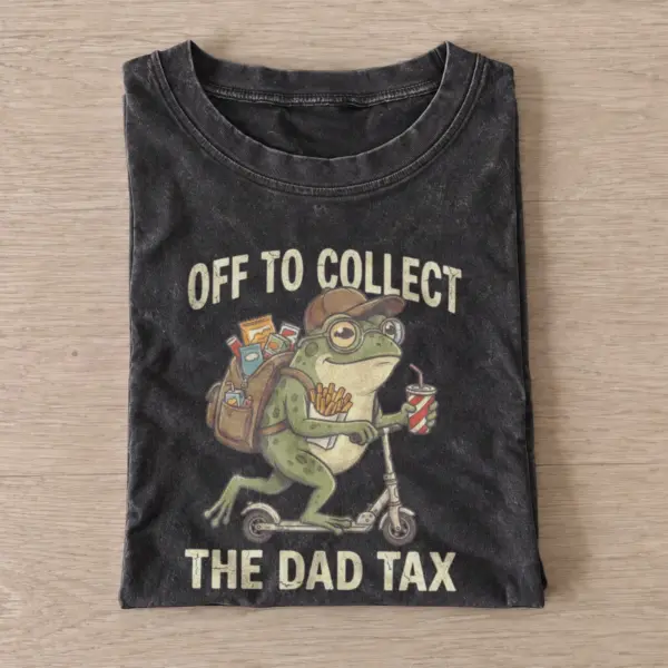 Dad tax frog vintage t shirt washed20black20dad tax frog.webp