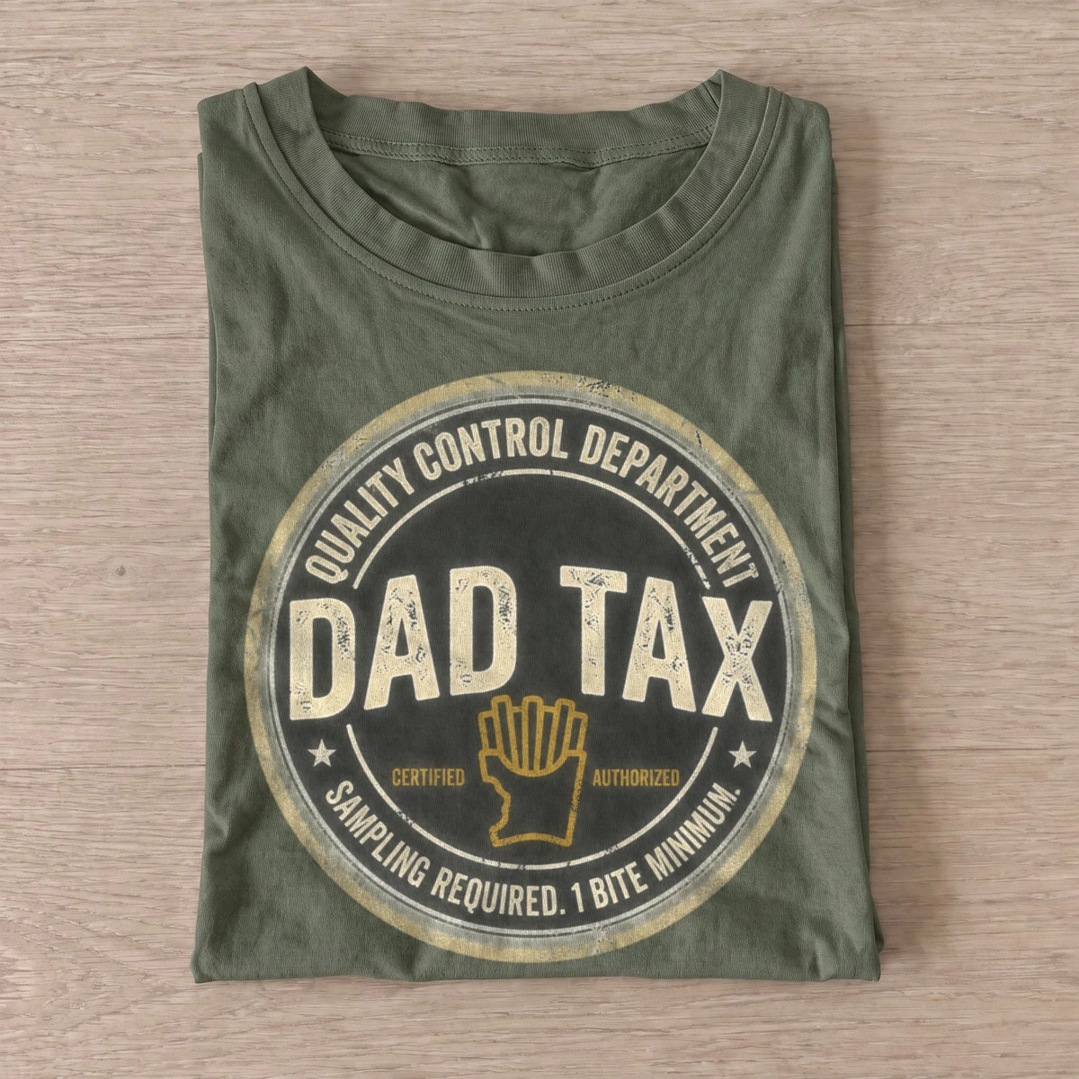 Dad tax inspector graphic t shirt olive20dad tax inspector.webp