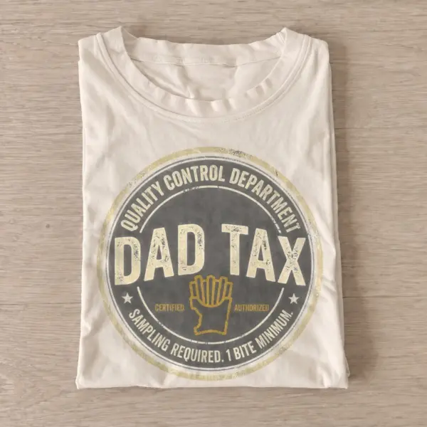 Dad tax inspector graphic t shirt sand20dad tax inspector.webp
