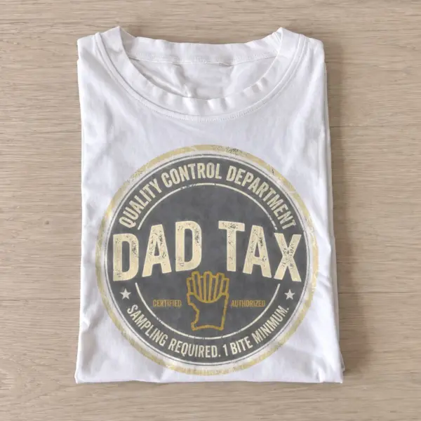 Dad tax inspector graphic t shirt white20dad tax inspector.webp