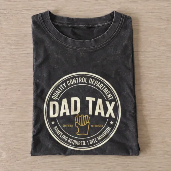 Dad tax quality control vintage t shirt washed20black20dad tax quality control.webp