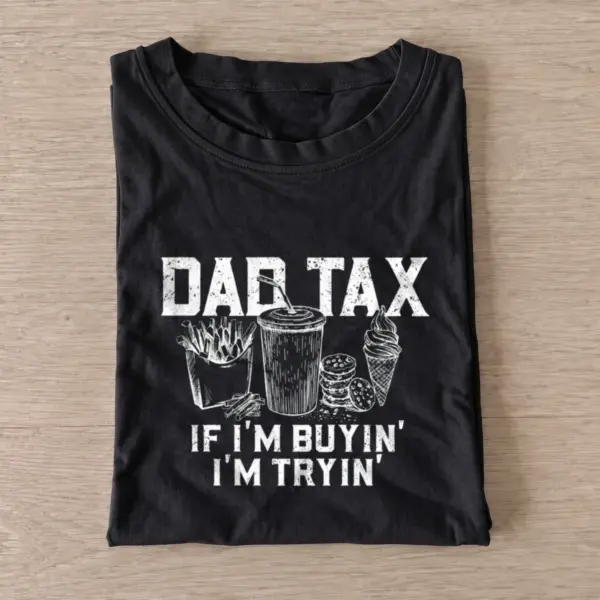Dad tax snacks t shirt black20dad tax snacks.webp