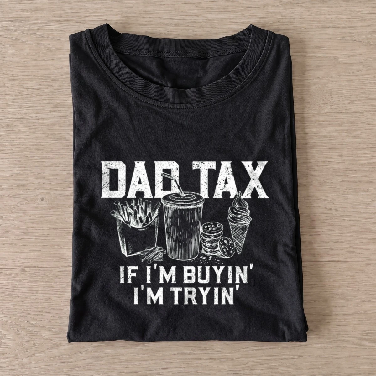 Dad tax snacks t shirt black20dad tax snacks.webp