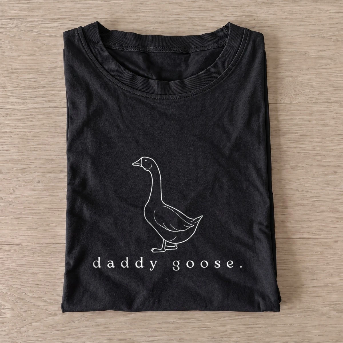 Daddy goose t shirt black20daddy goose.webp